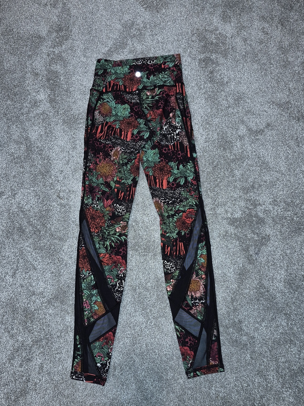 Lululemon Wunder Under High Rise Tight With Mesh 28" Size 4